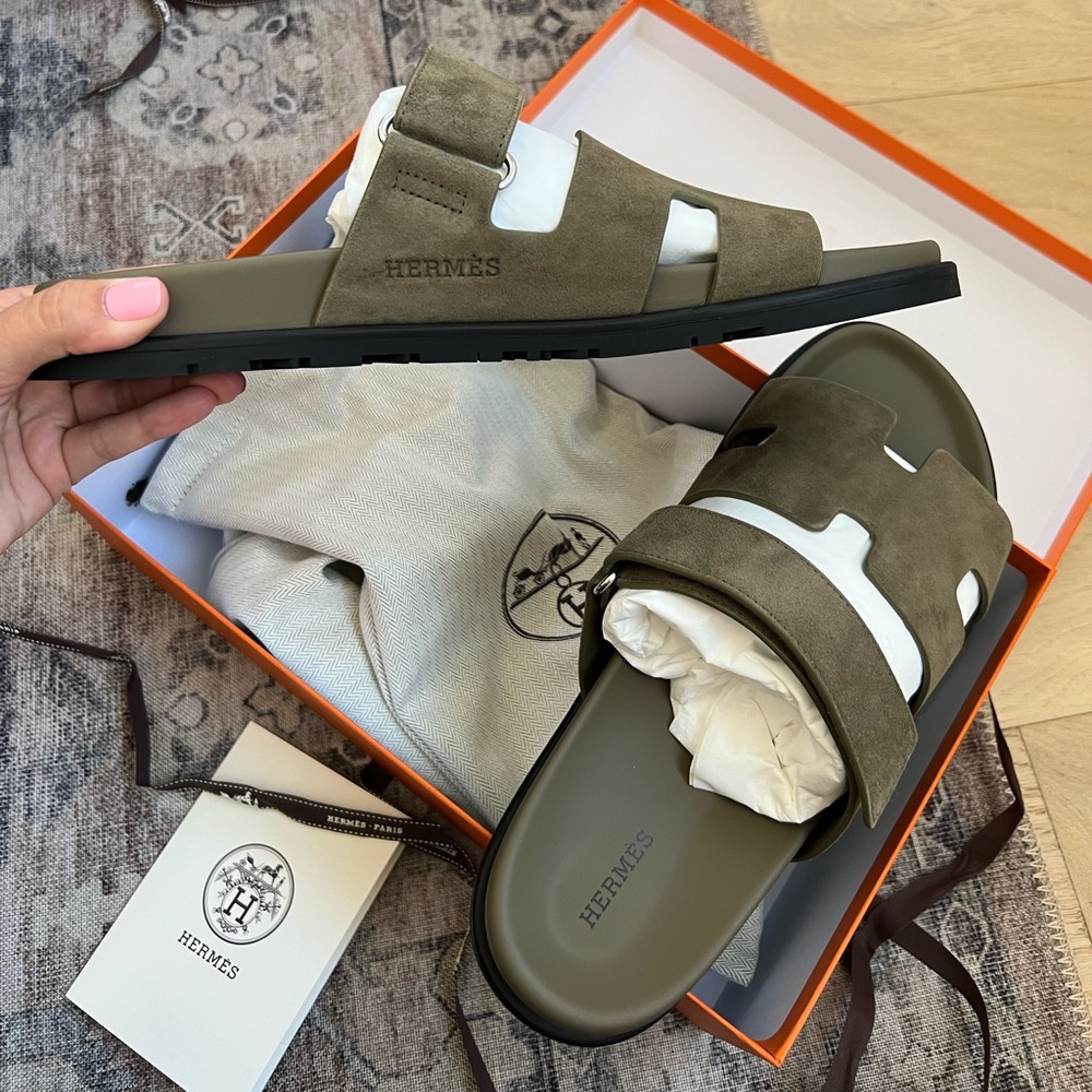 SOLD Chypre sandals Hermes - Picture 2 of 3